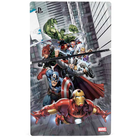 Marvel Avengers Attack PS5 Slim Disk Bundle Skin