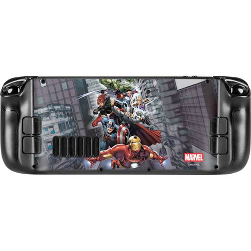 Marvel Avengers Attack Steam Deck Handheld Gaming Computer OLED Skin