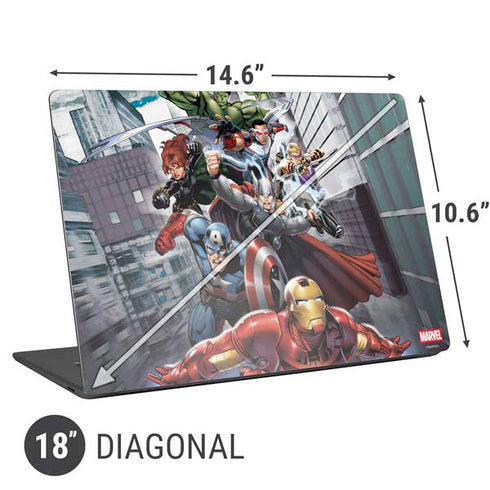 Marvel Avengers Attack Universal Laptop 18in (14.6 x 10.6in) Skin