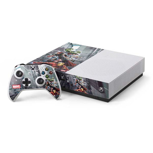 Marvel Avengers Attack Xbox One S Console and Controller Bundle Skin