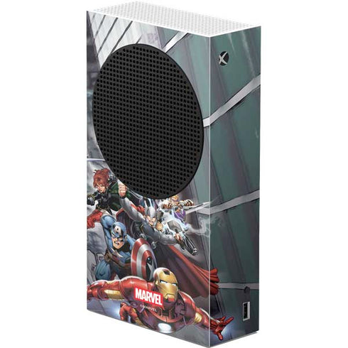 Marvel Avengers Attack Xbox Series S Console Skin