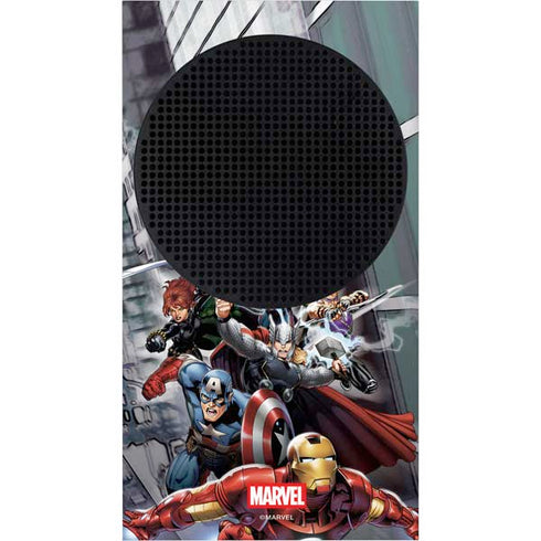 Marvel Avengers Attack Xbox Series S Console Skin