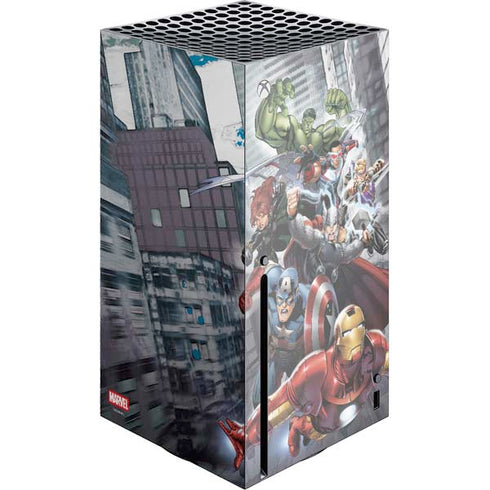Marvel Avengers Attack Xbox Series X Console Skin