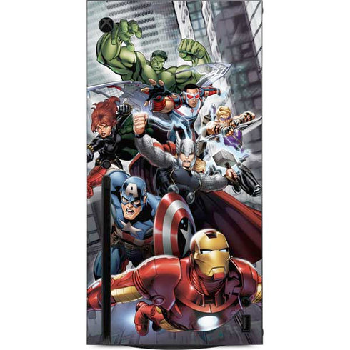 Marvel Avengers Attack Xbox Series X Console Skin