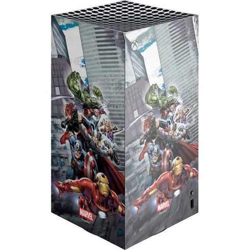 Marvel Avengers Attack XBox Series X Digital Edition Console Skin