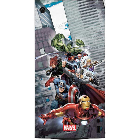Marvel Avengers Attack XBox Series X Digital Edition Console Skin