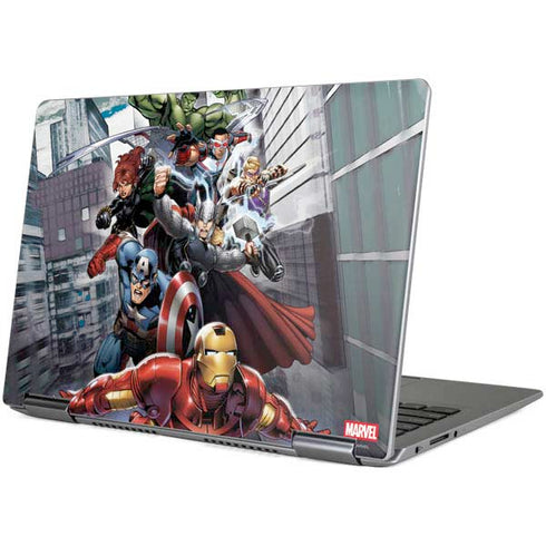 Marvel Avengers Attack Yoga 710 14in Skin
