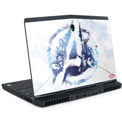 Marvel Avengers Blue Logo Dell Alienware Skin