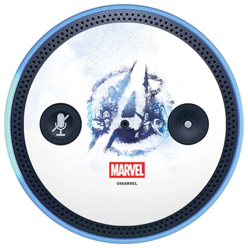 Marvel Avengers Blue Logo Amazon Echo Skin