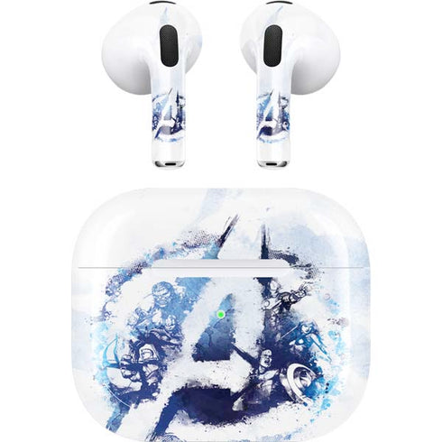 Marvel Avengers Blue Logo Apple AirPods (3rd Gen 2021) Skin