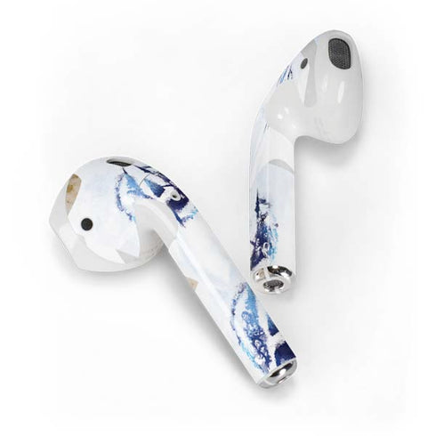 Marvel Avengers Blue Logo Apple AirPods Skin