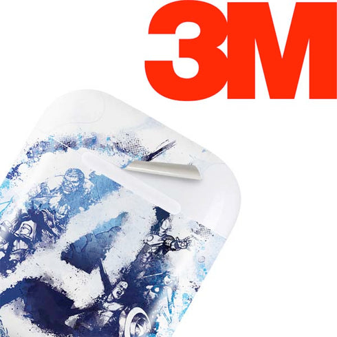Marvel Avengers Blue Logo Apple AirPods Skin