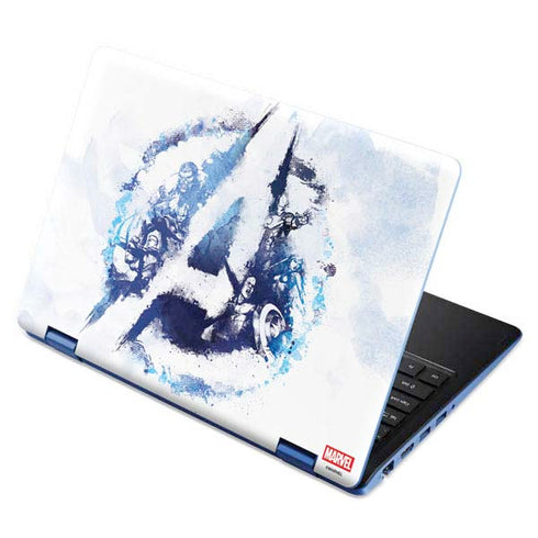 Marvel Avengers Blue Logo Aspire R11 11.6in Skin