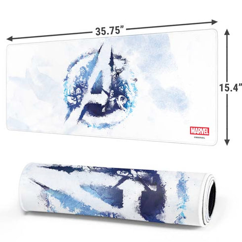 Marvel Avengers Blue Logo Gaming Mouse Pad