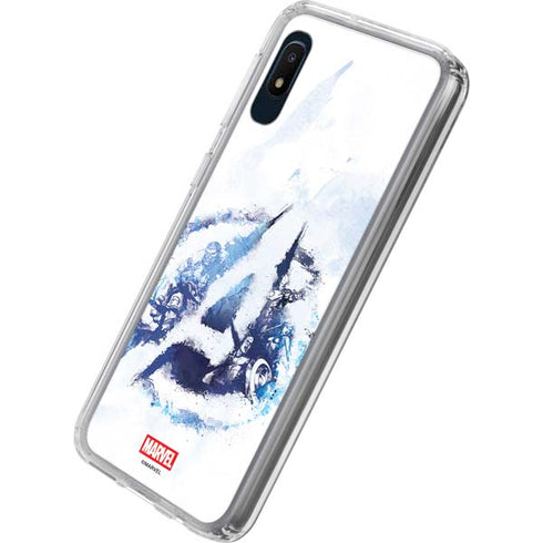 Marvel Avengers Blue Logo Galaxy A10e Clear Case