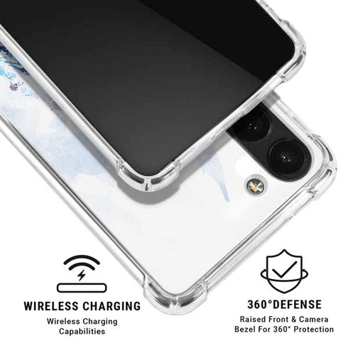 Marvel Avengers Blue Logo Galaxy A13 5G Clear Case