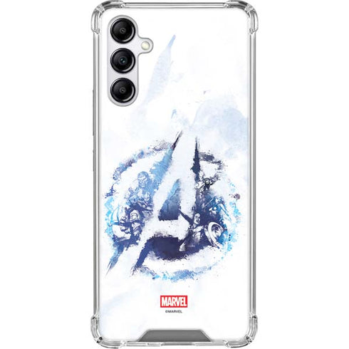 Marvel Avengers Blue Logo Galaxy A15 5G Clear Case