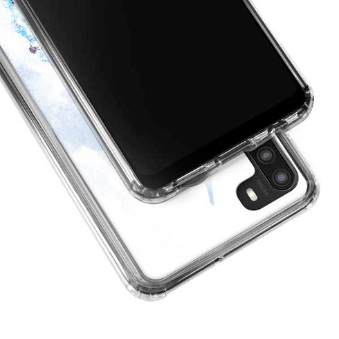 Marvel Avengers Blue Logo Galaxy A21 Clear Case