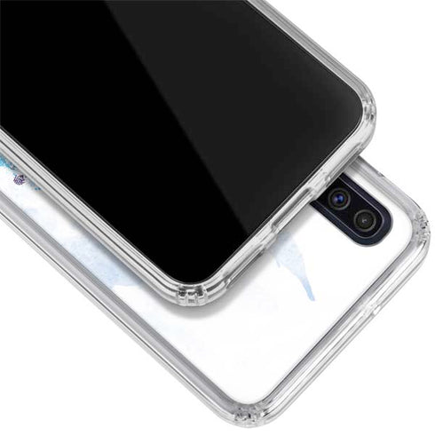 Marvel Avengers Blue Logo Galaxy A50 Clear Case