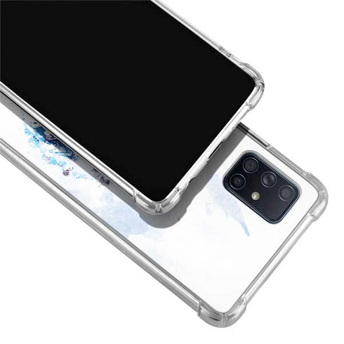 Marvel Avengers Blue Logo Galaxy A71 5G Clear Case