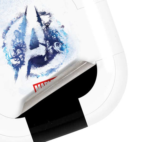 Marvel Avengers Blue Logo Galaxy Buds Live Skin