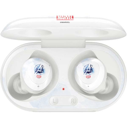Marvel Avengers Blue Logo Galaxy Buds Plus Skin