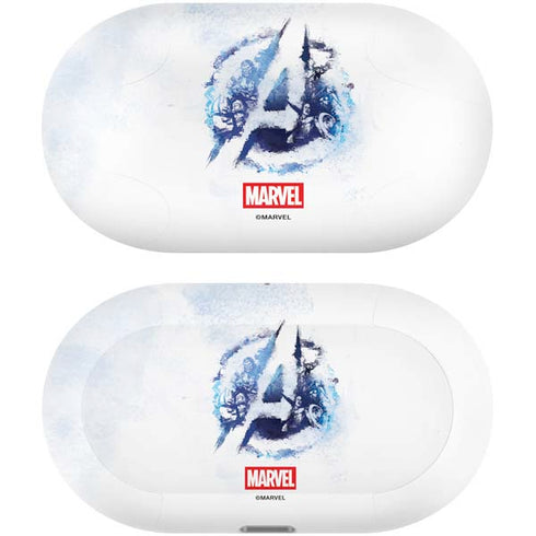 Marvel Avengers Blue Logo Galaxy Buds Plus Skin