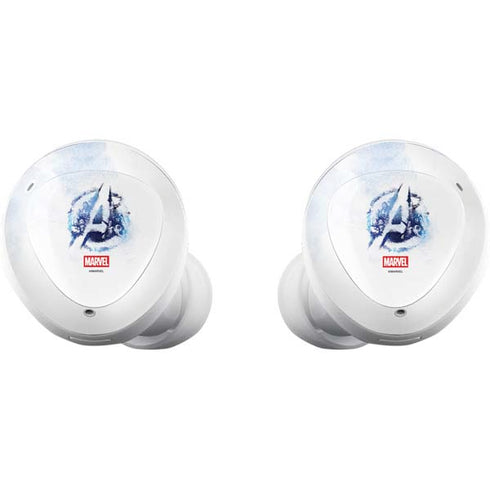 Marvel Avengers Blue Logo Galaxy Buds Plus Skin