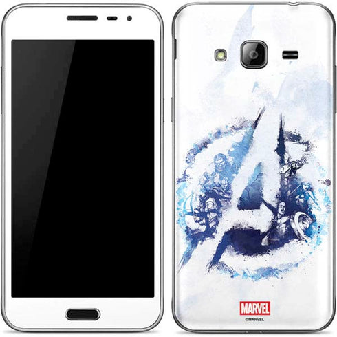 Marvel Avengers Blue Logo Galaxy J3 Skin