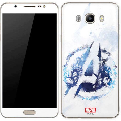 Marvel Avengers Blue Logo Galaxy J7 Skin