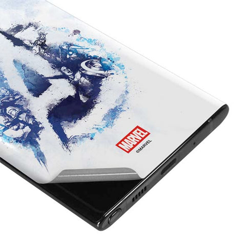 Marvel Avengers Blue Logo Galaxy Note 10 Plus Skin