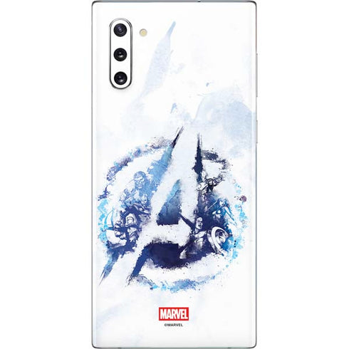 Marvel Avengers Blue Logo Galaxy Note 10 Skin