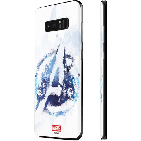Marvel Avengers Blue Logo Galaxy Note 8 Skin