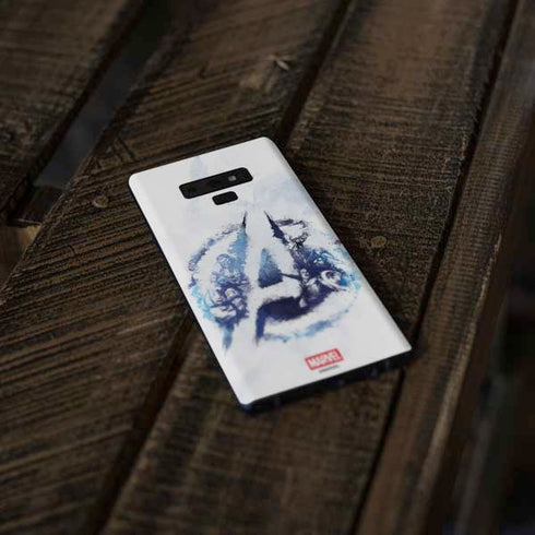 Marvel Avengers Blue Logo Galaxy Note 9 Skin