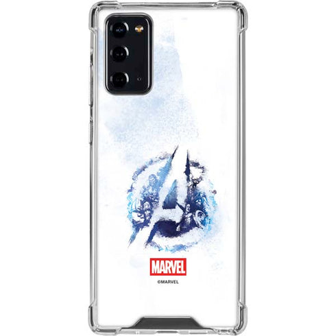 Marvel Avengers Blue Logo Galaxy Note20 5G Clear Case