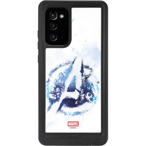 Marvel Avengers Blue Logo Galaxy Note20 5G Waterproof Case