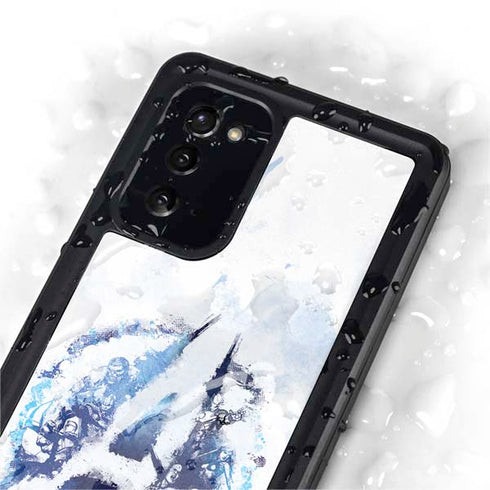 Marvel Avengers Blue Logo Galaxy Note20 5G Waterproof Case