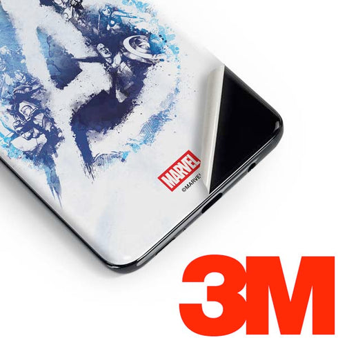 Marvel Avengers Blue Logo Galaxy S10 Plus Skin