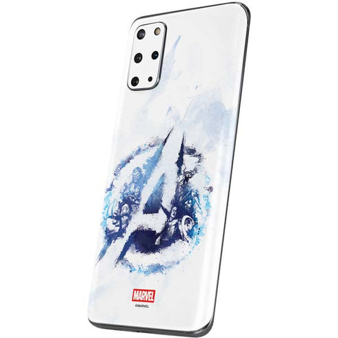 Marvel Avengers Blue Logo Galaxy S20 Plus Skin