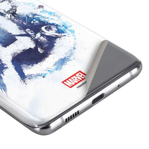 Marvel Avengers Blue Logo Galaxy S20 Skin