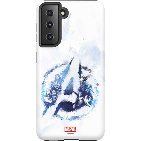 Marvel Avengers Blue Logo Galaxy S21 5G Pro Case