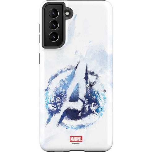 Marvel Avengers Blue Logo Galaxy S21 Plus 5G Pro Case