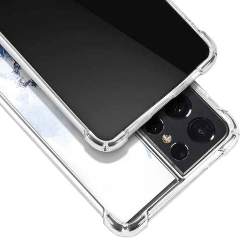 Marvel Avengers Blue Logo Galaxy S21 Ultra 5G Clear Case
