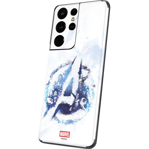 Marvel Avengers Blue Logo Galaxy S21 Ultra 5G Skin