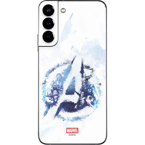 Marvel Avengers Blue Logo Galaxy S22 Plus Skin