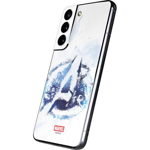 Marvel Avengers Blue Logo Galaxy S22 Plus Skin