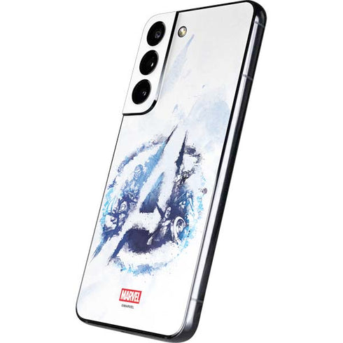 Marvel Avengers Blue Logo Galaxy S22 Skin
