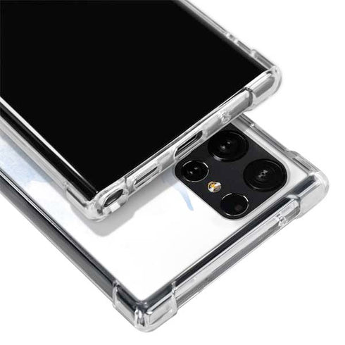 Marvel Avengers Blue Logo Galaxy S22 Ultra Clear Case