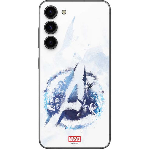 Marvel Avengers Blue Logo Galaxy S23 FE Skin