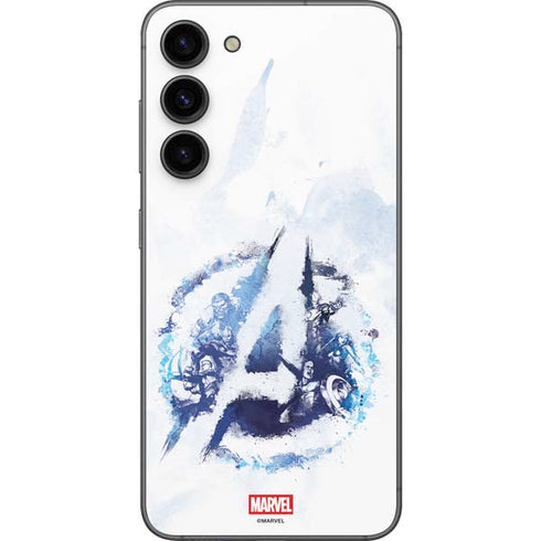 Marvel Avengers Blue Logo Galaxy S23 Plus Skin